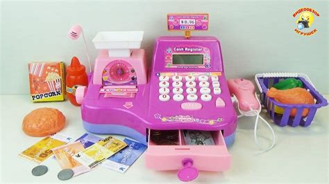 кассовый аппарат детский игровой набор для девочек cash register